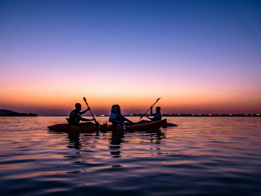 Doha: Private Purple Island Mangroves Kayaking Adventure - First Look at Al Thakira’s Mangrove Channels