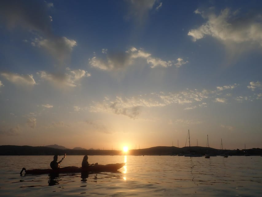 Dolphin Kayak Safari at Sunset at Golfo Aranci - Watching the Sunset from a Kayak