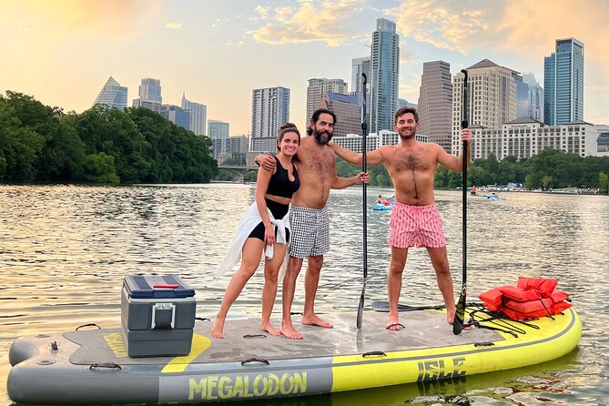 Downtown Austin Giant Paddleboard Sunset Tour with Bats - Why the giant board changes the paddleboard experience
