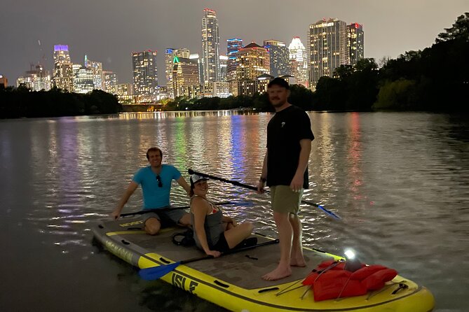 Downtown Austin Giant Paddleboard Sunset Tour with Bats - Families, first-timers, and active groups