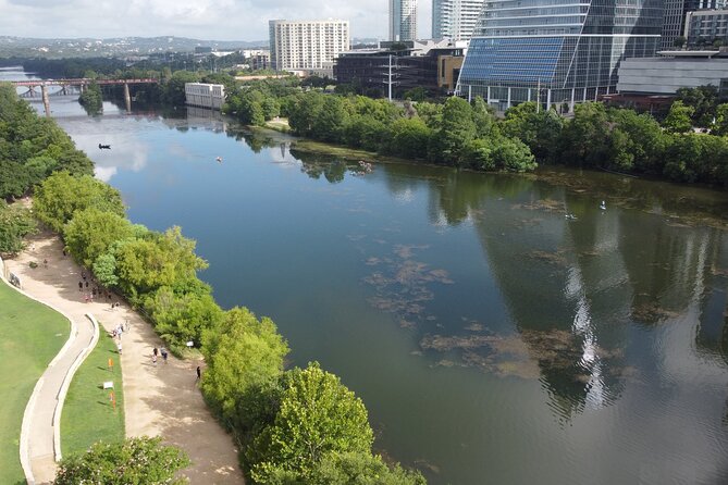 Downtown Austin Skyline Clear Kayak Tour at Lady Bird Lake - Barton Creek and the sandbar break