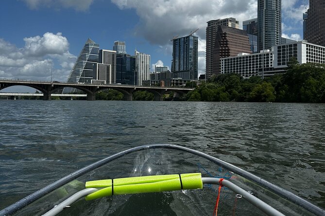 Downtown Austin Skyline Clear Kayak Tour at Lady Bird Lake - Spring-fed Barton Creek and Barton Springs Pool