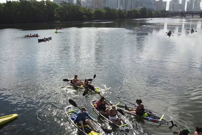 Downtown Austin Skyline Clear Kayak Tour at Lady Bird Lake - Starting at Lady Bird Lake near 30 East Ave