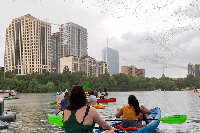 Downtown Austin Sunset Kayak Tour with 1.5 Million Bats - Paddling out from 5 East Avenue
