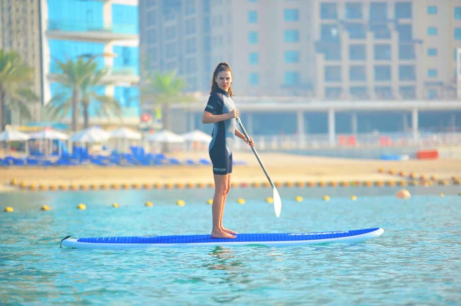 Dubai: 1-hour Kayaking or Stand Up Paddle at Dukes The Palm - A light workout, not a full-day fitness test