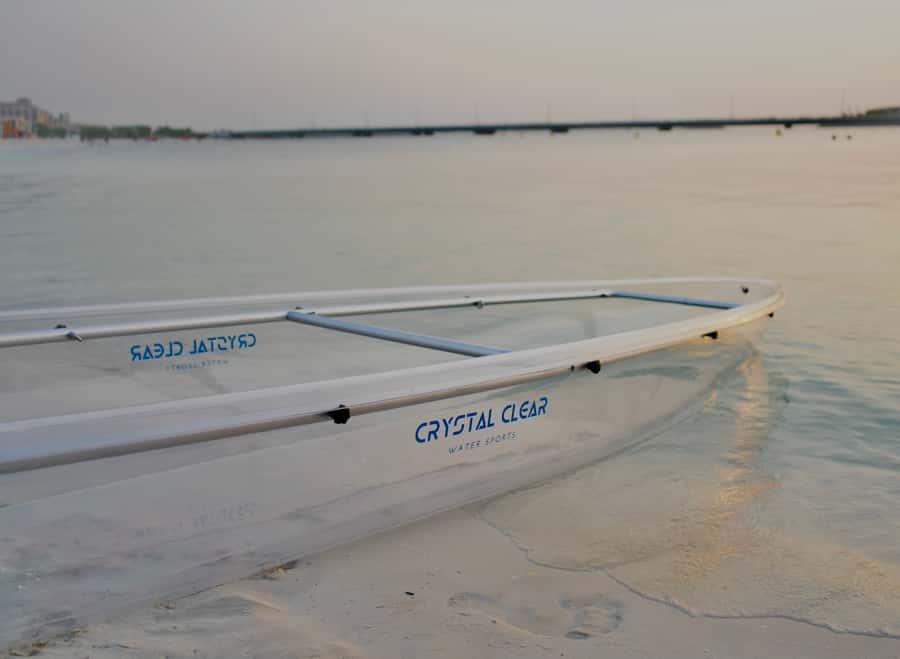 Dubai: Clear Kayaking Experience with Burj Khalifa View - The beach after kayaking