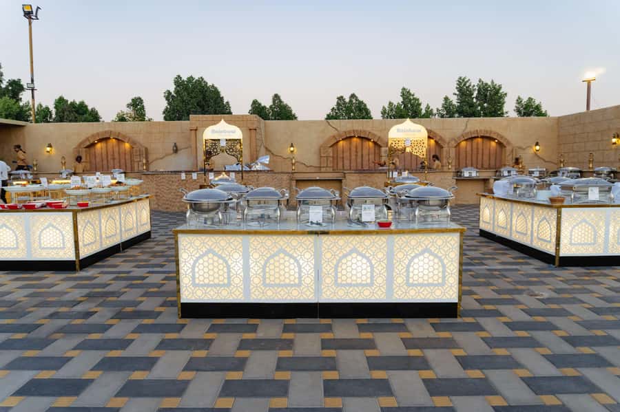 Dubai: Desert Safari or Hatta Tour with Kayaking - The desert camp: dinner, henna, and live shows