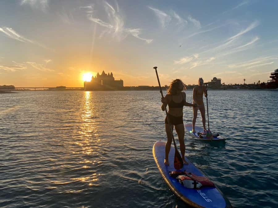 Dubai: Palm Jumeirah Paddle Boarding Tour - Meeting the Guide at the Palm Jetty