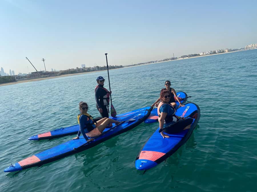 Dubai: Palm Jumeirah Paddle Boarding Tour - Returning Along the Same Route