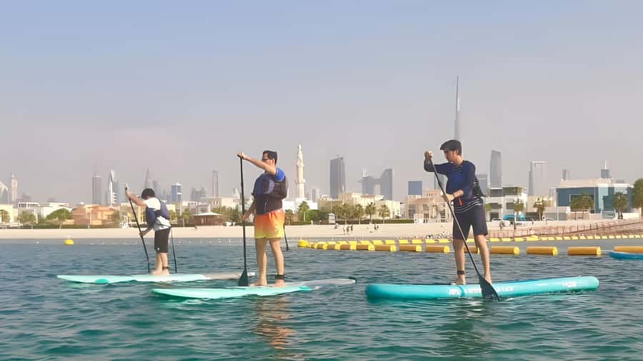 Dubai: Stand-Up Paddle Boarding with Burj Khalifa View - Should you book this Burj Khalifa paddleboarding experience?