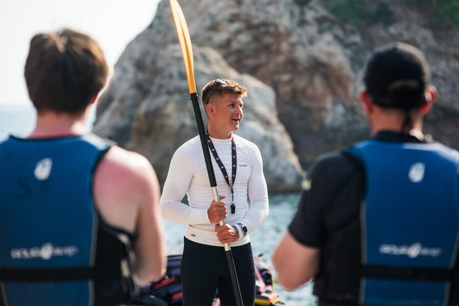 Dubrovnik: Guided Sea Kayaking and Snorkeling Tour - Returning past the Old Port