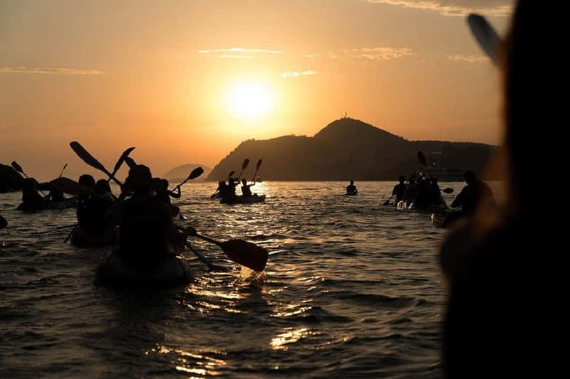 Dubrovnik: Guided Sunset Sea Kayaking Tour with Wine - Paddling Out From Pile Gate