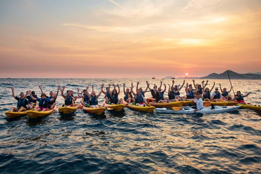 Dubrovnik: Sunset Kayaking and Snorkeling Tour - Paddling past the Old Port