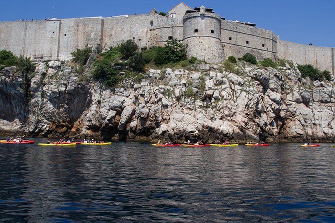 Dubrovnik: Sunset Kayaking & Snorkeling with water &wine - Betina Cave and the swimming break