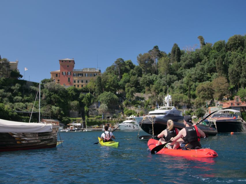 Easy Kayak Tour to Portofino with Optional Snorkeling - From Niasca Beach to Paraggi Bay