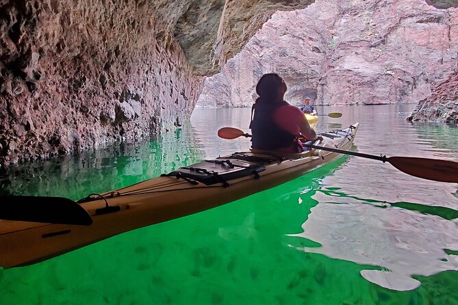 Emerald Cave Kayak Tour with Lunch & Las Vegas Shuttle Option - From Las Vegas lights to Black Canyon walls