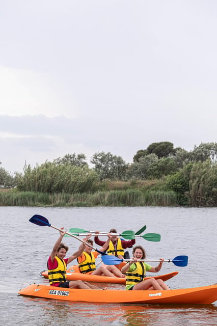 Empuriabrava: kayak trip - Starting on the Muga River near Empuriabrava