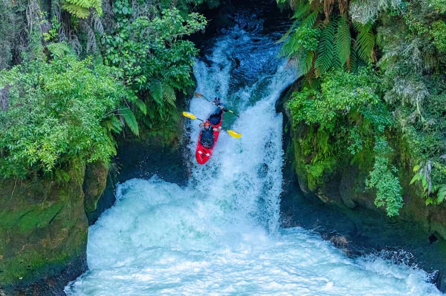Epic Tandem Kayak Tour down the Kaituna River Waterfalls - What the Price Means at $177