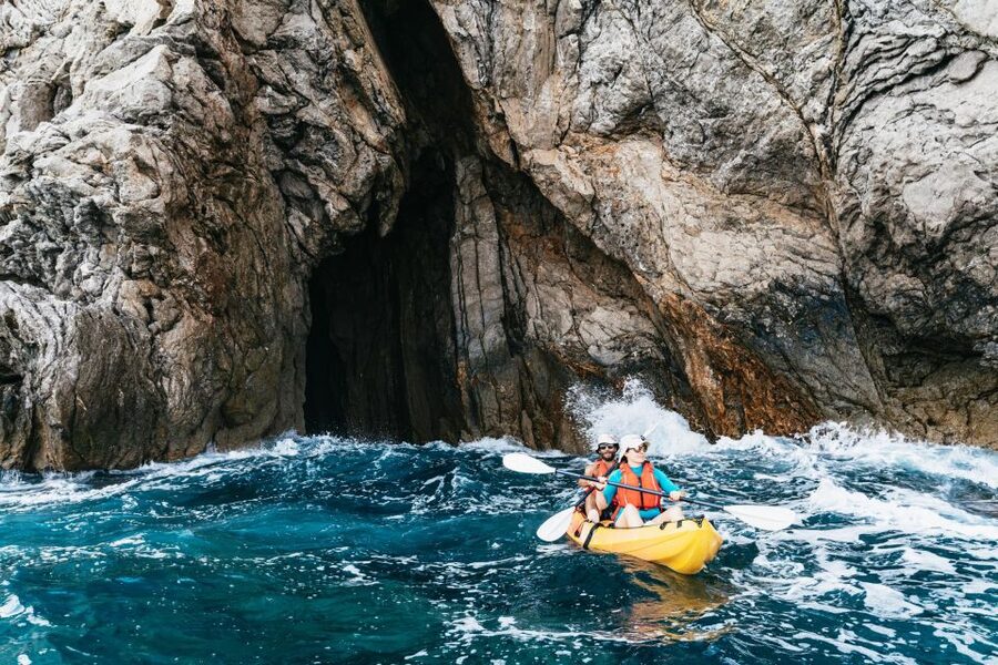 Es Figueral: Guided Kayaking and Snorkeling Tour - The first coastal stretch and the small fishermen’s refuge