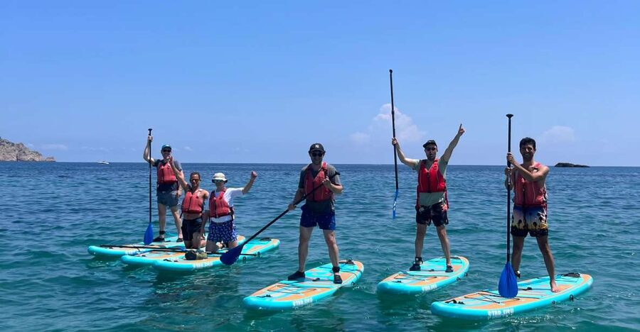 Es Figueral: Standup Paddleboarding Adventure - The first paddle from Playa Es Figueral