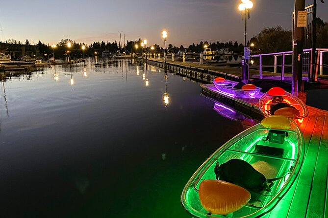 Evening LED Glow Clear Kayak Tour in Lake Tahoe - Key points at a glance