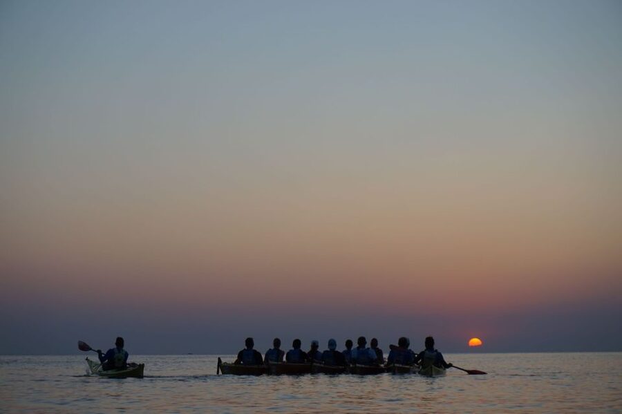 Faliraki: Sunrise Sea Kayaking Experience with Breakfast - Sunrise at Anthony Quinn Bay