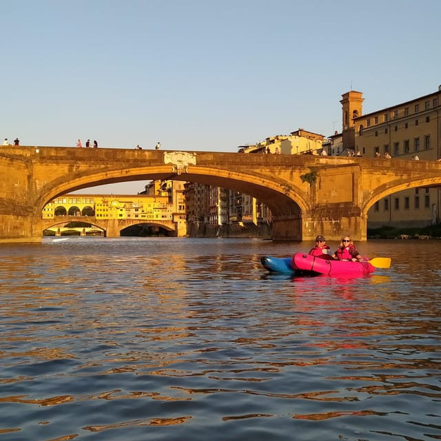 Florence: Ponte Vecchio and City Sights Guided Kayak Cruise - What the $58 price buys you