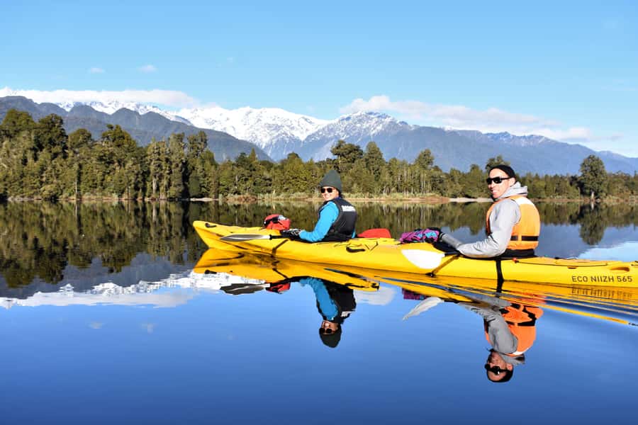 Franz Josef: 3-Hour Kayak Tour on Lake Mapourika - Entering Okarito Kiwi Sanctuary