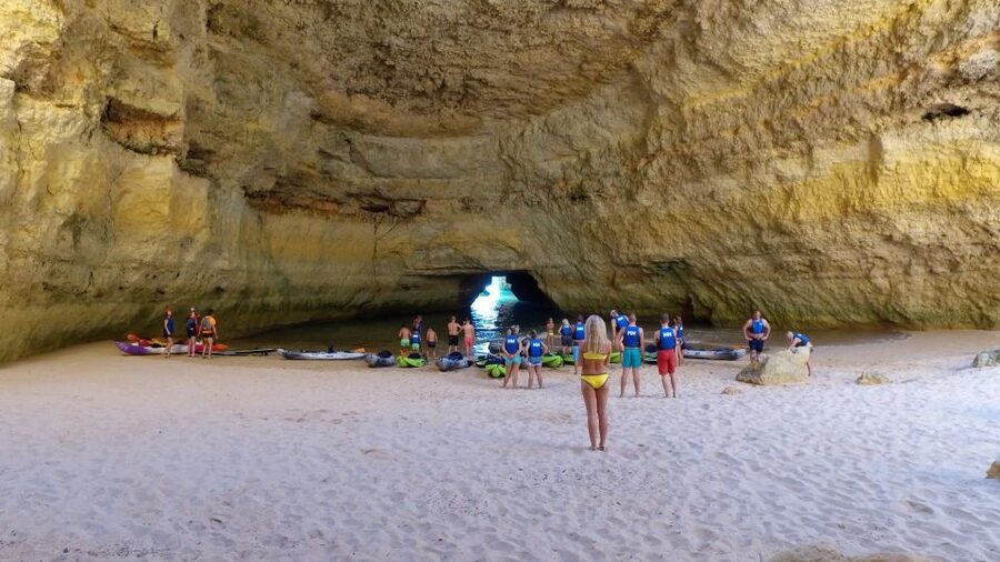 From Albufeira: Benagil Hidden Caves Tour by Kayak - The Natural Arch of Albandeira and other coastal caves