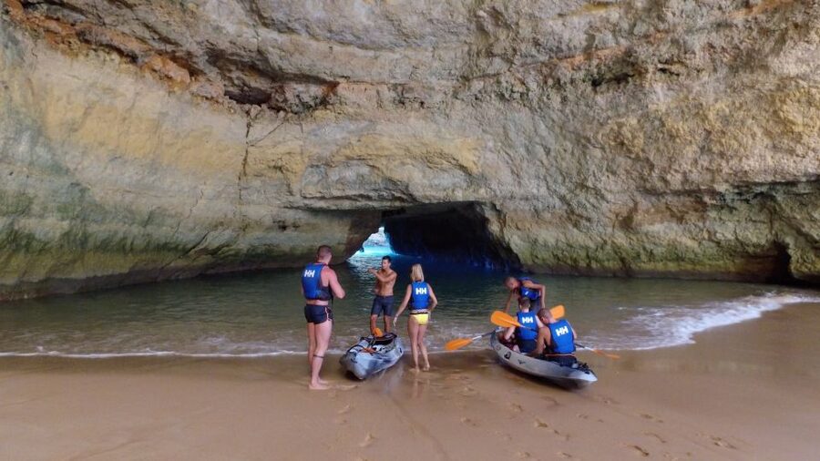 From Albufeira: Benagil Hidden Caves Tour by Kayak - How much kayaking should you expect?