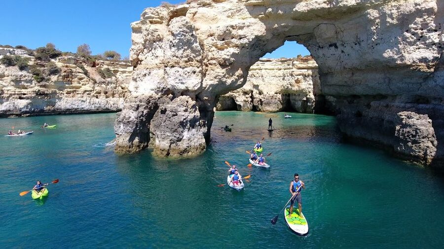 From Albufeira: Benagil Hidden Caves Tour by Kayak - What the $53 price gets you