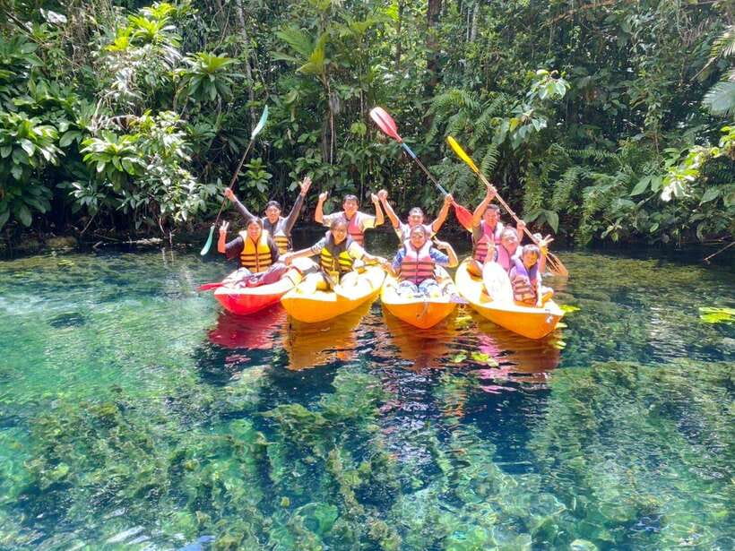From Ao Nang: Kayaking at Klong Rud with Hotel Transfers - A swim in clear water