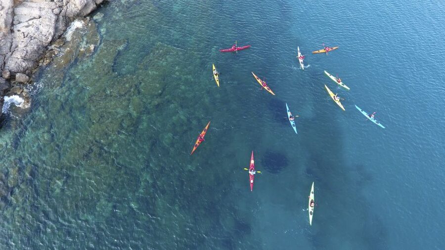 From Athens: Cape Sounion Guided Kayaking Tour with Lunch - The swim stop at Archi or Legrena