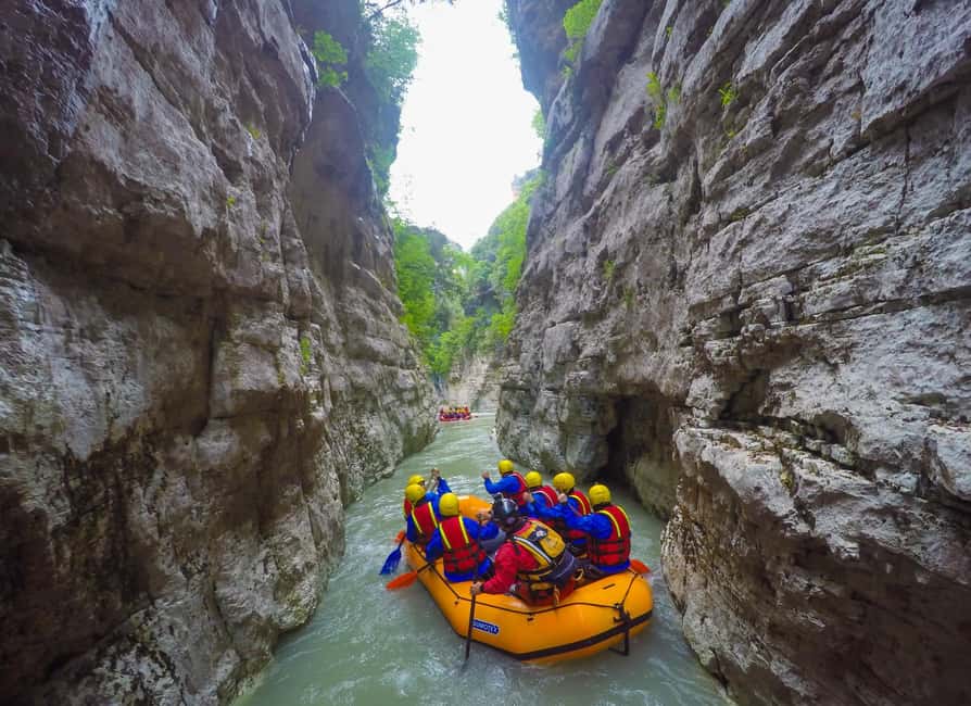 From Berat: Osumi Canyon Rafting, Kayak, & River Tubing Tour - The half-day option at Albania Adventure Resort