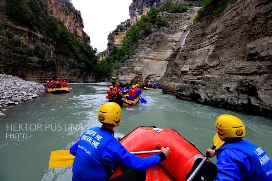 From Berat: Osumi Canyon Rafting, Kayak, & River Tubing Tour - The full-day journey from Berat