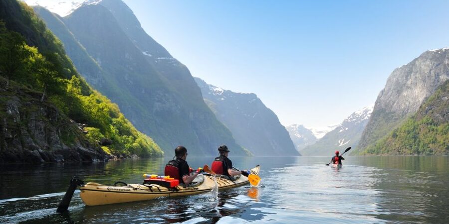 From Flåm: Nærøyfjord 3 Day Kayaking and Camping Tour - Paddling through Nærøyfjord World Heritage Park