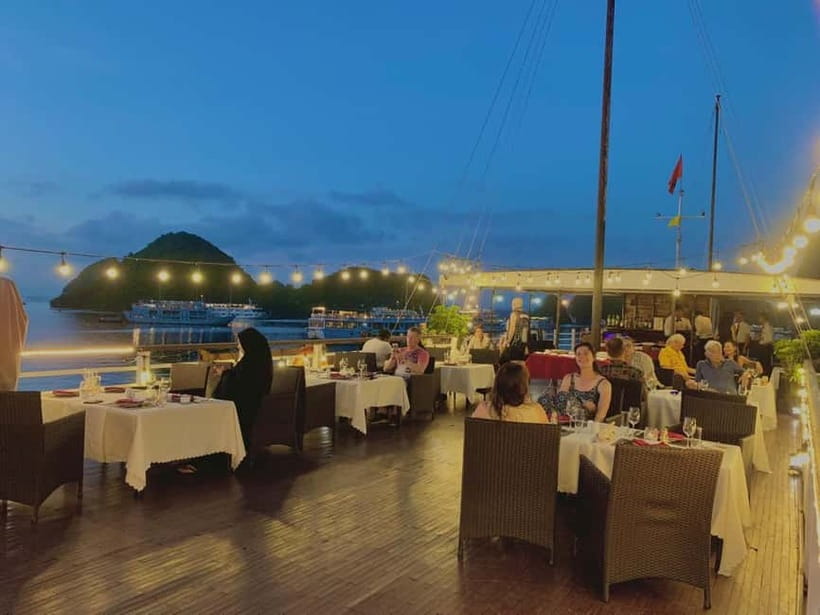 From Hanoi: 2-Day Halong Bay Cruise with Meals and Kayaking - Sunset, spring rolls, and an evening aboard