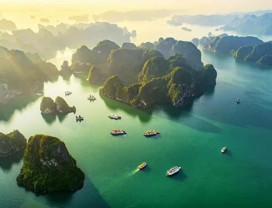From Hanoi: Ha Long Bay Luxury Day Cruise with Food & Kayak - Lunch on board, with drinks charged separately