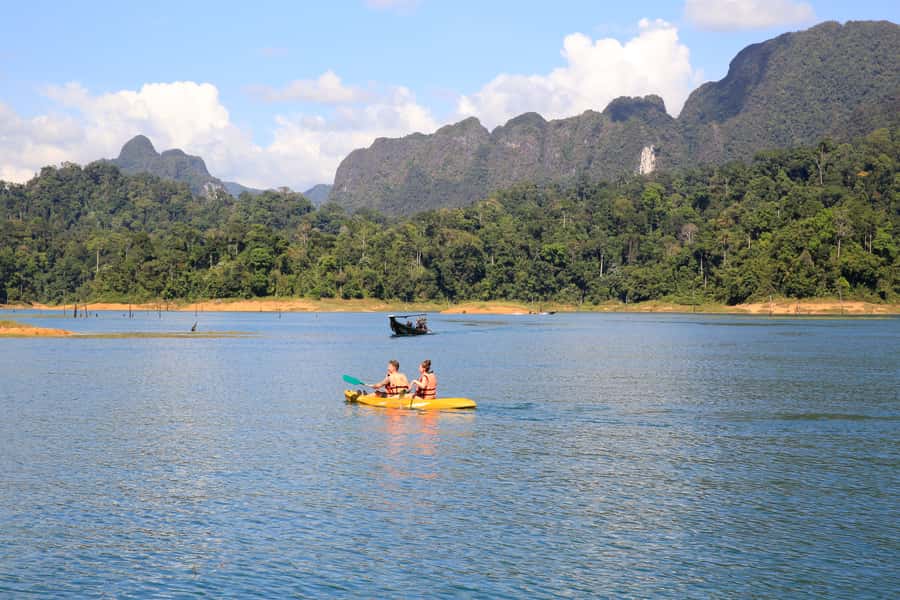 From Khao Lak: Khao Sok & Cheow Lan Lake Tour with Kayaking - Khao Sam Kloe, the Gui Lin of Thailand