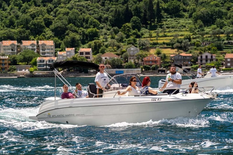 From Kotor: Boating, Kayaking, & Cycling Tour - Our Lady of the Rocks and the first boat ride