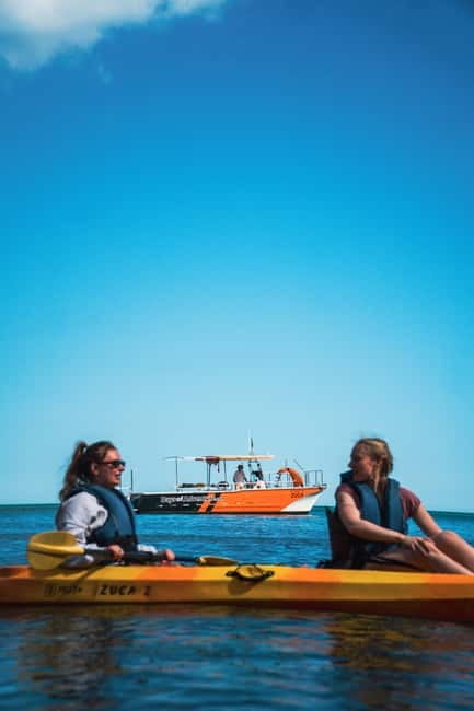 From Lagos: Ponta da Piedade Caves Kayak Tour from Catamaran - From Lagos Marina to the cliffs