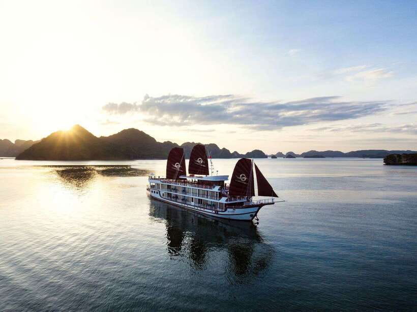 From Lan Ha Bay: 3-Day 2-Night Cruise with Meals & Kayaking - Day one: Bright Cave and the first sunset
