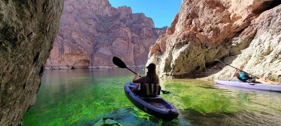 From Las Vegas: Emerald Cave Kayak Tour with Hotel Pickup - Launching on the Colorado River