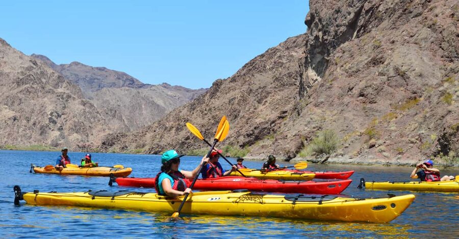 From Las Vegas: Guided Emerald Cave Kayak Tour - Paddling beneath Black Canyon’s volcanic walls