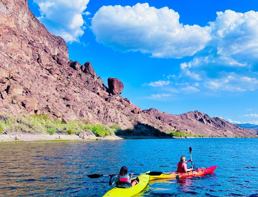 From Las Vegas: Hoover Dam Kayak Trip with 6 Hot Springs - Emerald Cave and the best photo opportunities