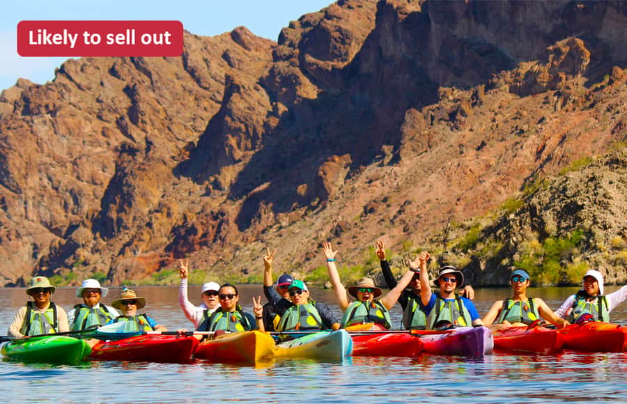 From Las Vegas: Kayak Rental to Emerald Cave Colorado River - A calm 4.5-mile paddle through Black Canyon