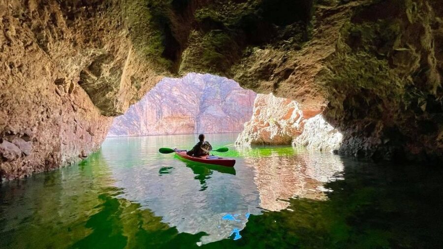 From Las Vegas: Kayak Rental with Shuttle to Emerald Cave - Emerald Cave and the turquoise water