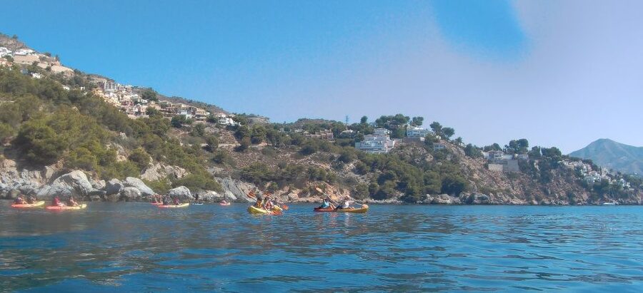 From Málaga: Cliffs of Maro-Cerro Gordo Guided Kayaking Tour - Calaisa Beach and the first coves