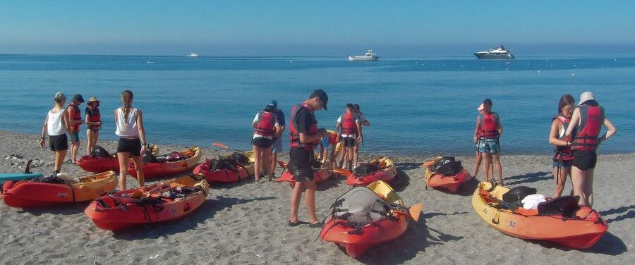 From Málaga: Cliffs of Maro-Cerro Gordo Guided Kayaking Tour - Paddling beneath the 250-meter Cerro Gordo cliffs