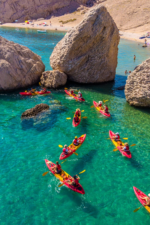 From Metajna/Novalja: Pag Bay Guided Sea Kayaking Tour - Why Pag Bay works so well from a kayak